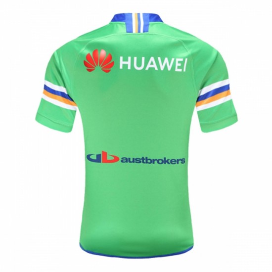 Camisola Canberra Raiders Rugby Equipamento Primeiro 2021 Manga Curta